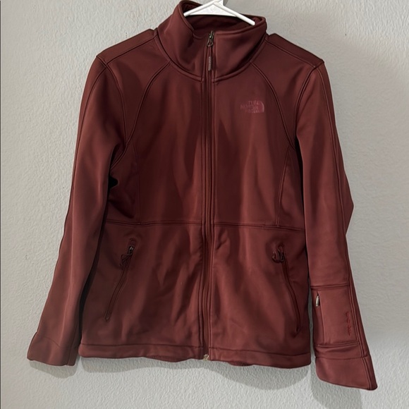The North Face apex risor wind proof Burgundy Softshell Jacket M - Picture 2 of 16